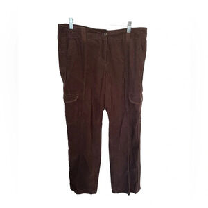 Brown Corduroy Cargo Pants 12
